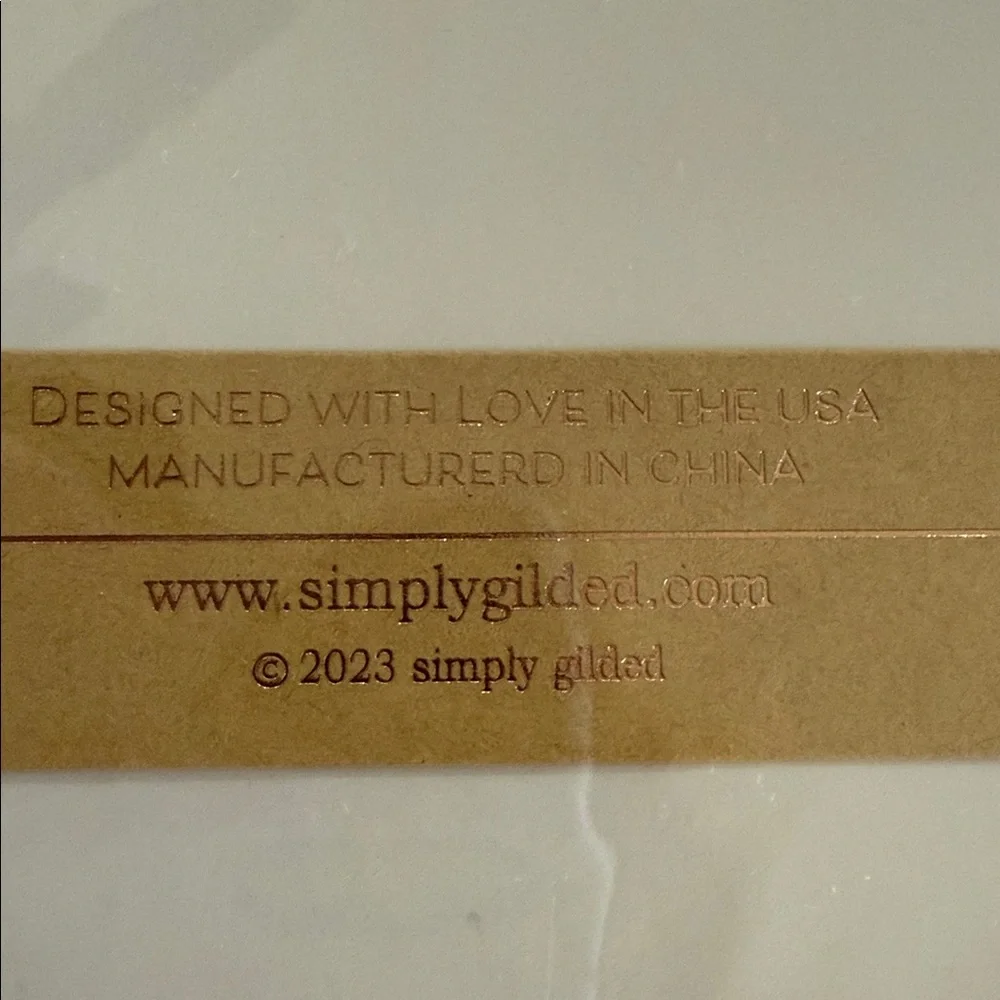 Brand new simply guilded Cream Weekly Notepad - Home Office Planner